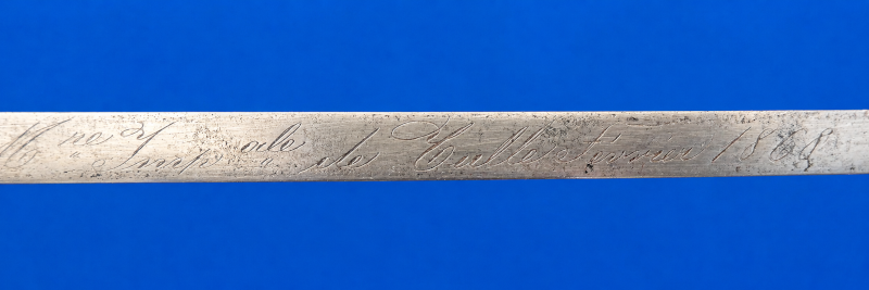 Herstellermarkierung auf dem Klingenr&uuml;cken 