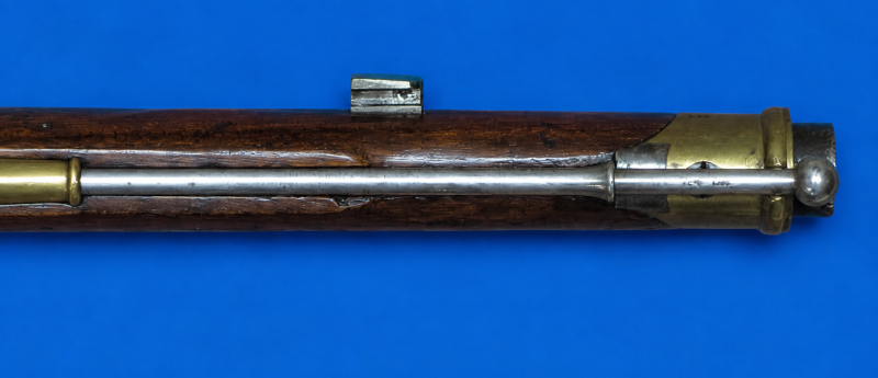 Dreyse Zuendnadel Jaegerbuechse Detail von unten