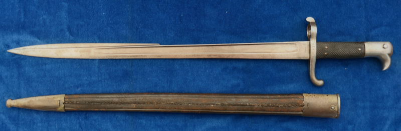 Hirschfaenger M/1865 fuer Jaegerbuechse M/1865