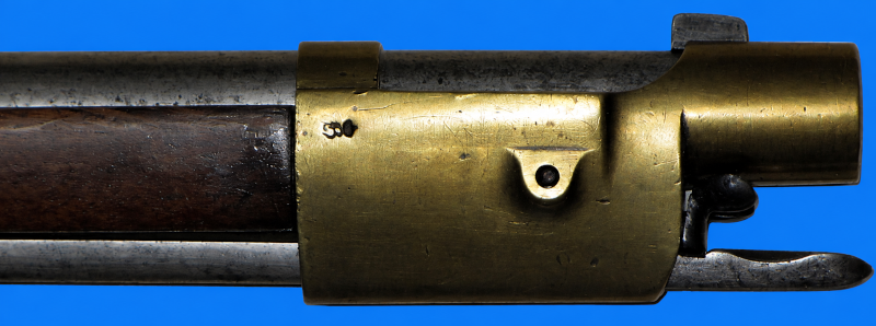 Muendung der Dreyse Zuendnadelbuechse M/1854 von rechts