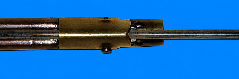 Muendung der Dreyse Zuendnadelbuechse M/1854 von unten